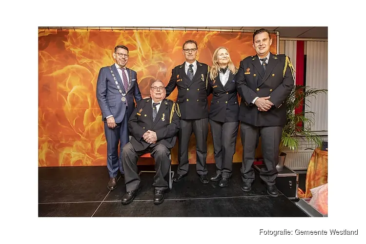 Koninklijke onderscheidingen brandweervrijwilligers Monster