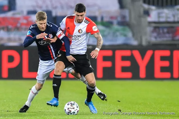 Feyenoord in eigen huis niet langs FC Emmen (1-1)