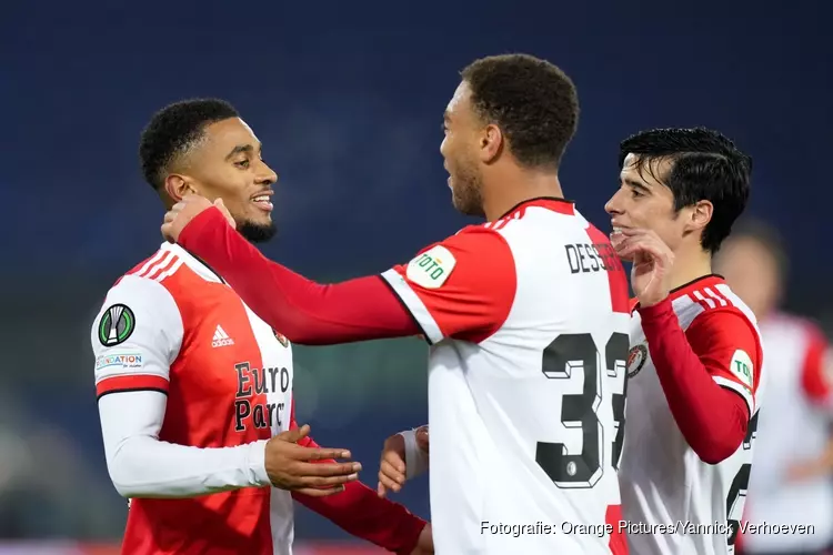 Feyenoord sluit groepsfase af met zege