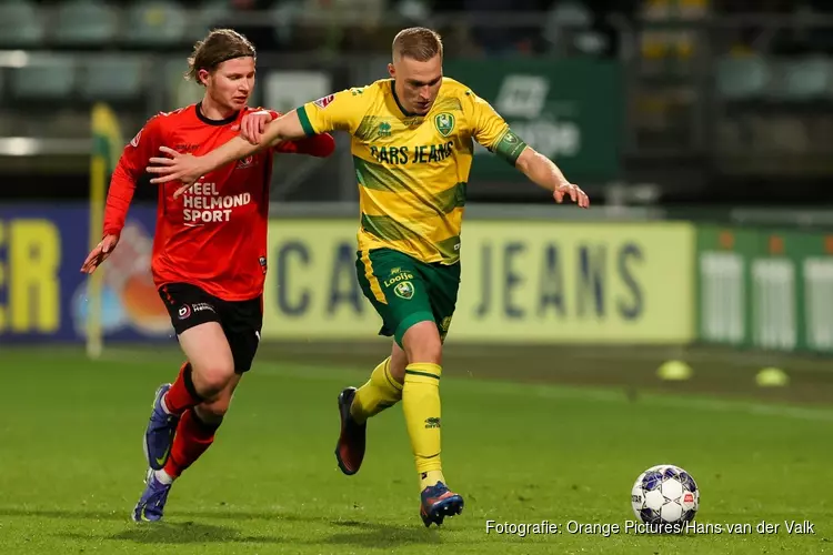 ADO Den Haag in blessuretijd langs Helmond Sport