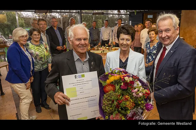 WestlandStek voor vrijwilliger Dragersvereniging St. Barbara Wateringen