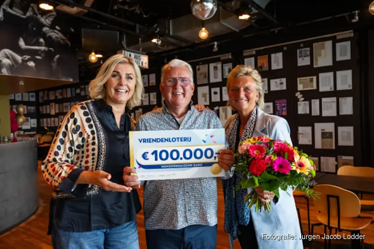 Rene en Astrid uit 's-Gravenzande winnen 100.000 euro bij de VriendenLoterij