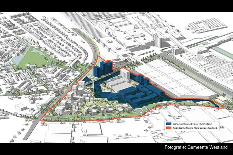 Gemeente Westland en Royal FloraHolland bijna rond met overeenkomsten over grond voor Flora Campus Westland
